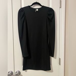 H&M Black Mini Dress Size S